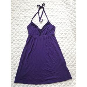 Express halter mini dress